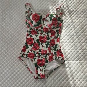 Floral One-Piece Swimsuit